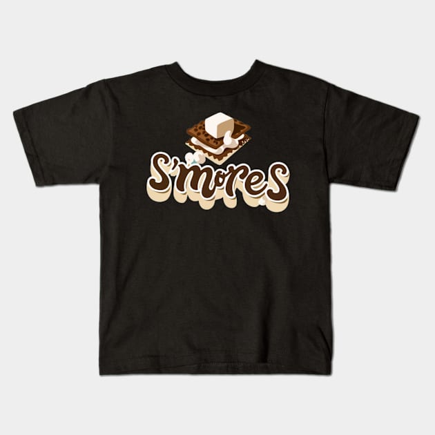 smores Kids T-Shirt by AOAOCreation